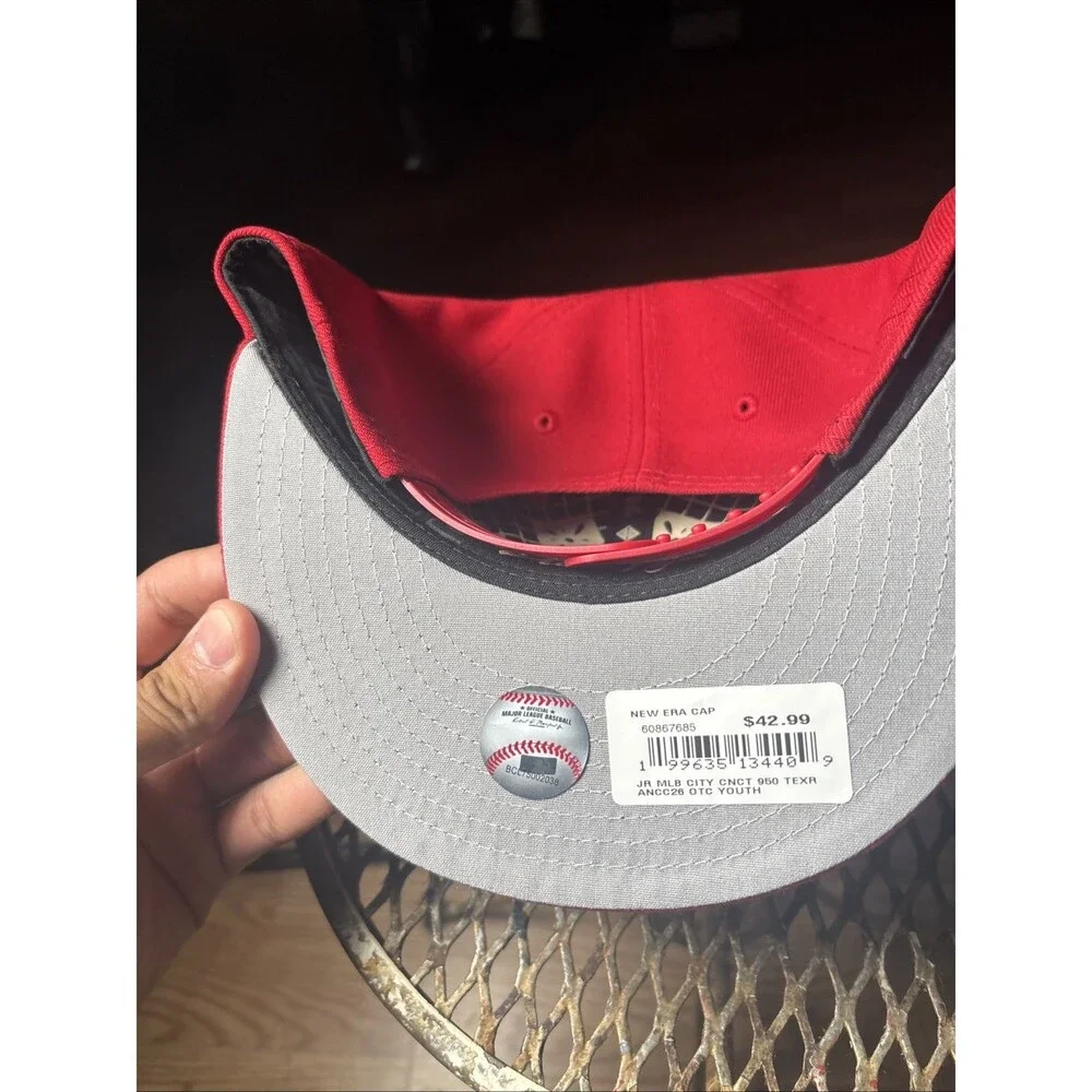 Youth New Era  Red Texas Rangers 2026 City Connect 9FIFTY Snapback Hat